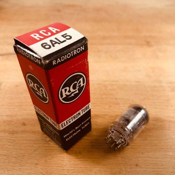 RCA 6AL5 Miniature Electron Tubes New Old Stock Untested Radio Tube - Picture 1 of 2
